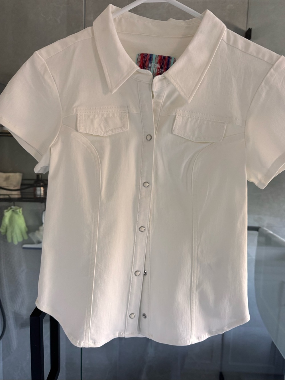 BN White short sleeve blouse